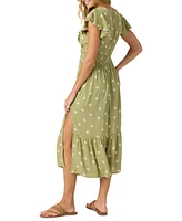 O'Neill Juniors' Zetta Esme Short-Sleeve Midi Dress