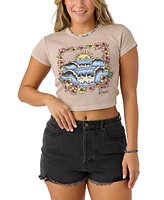 O'Neill Juniors' Tropic Tide Short-Sleeve Cotton Graphic T-Shirt