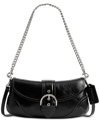 Coach Soho Crinkle Patent Leather Shoulder Bag 25
