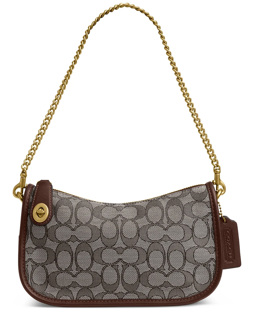 Coach Swinger Bag in Signature Jacquard