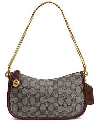 Coach Swinger Bag in Signature Jacquard