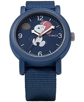 Timex Unisex Analog Blue Nylon Strap Watch, 40mm