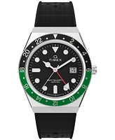 Timex Men's Analog Black Rubber Strap Watch, 38mm