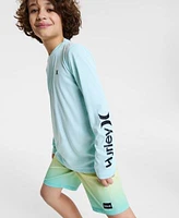 Hurley Big Boys Icon Long Sleeve T Shirt First Light Swim Shorts