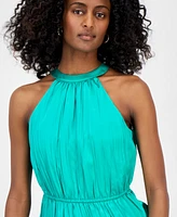 I.n.c. International Concepts Women's Sleeveless Halter Peplum Top, Exclusively at Macy's