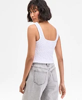 On 34th Women's Textured Knit Tank Top, Exclusively at Macy's