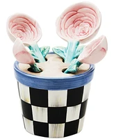 Mackenzie-Childs Rosy Meadow Potted Measuring Spoons