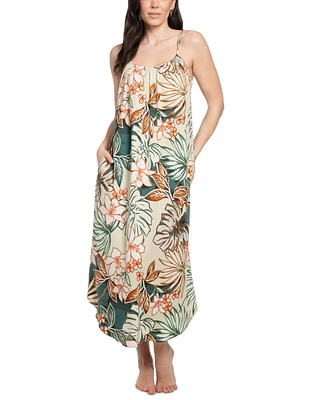 Linea Donatella Women's Milana Floral Maxi Nightgown