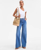 I.n.c. International Concepts Women's Twist-Front Cotton Tank Top, Exclusively at Macy's