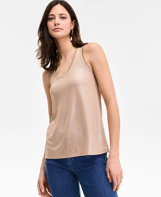 I.n.c. International Concepts Women's Shine Tank Top, Exclusively at Macy's
