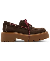 Madden Girl Caden Platform Lug-Sole Boat Shoes
