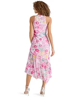 Steve Madden Women's Lanetta Asymmetric-Hem Maxi Dress