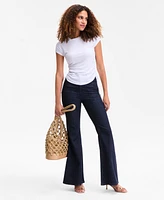 I.n.c. International Concepts Women's Side-Tie T-Shirt, Exclusively at Macy's