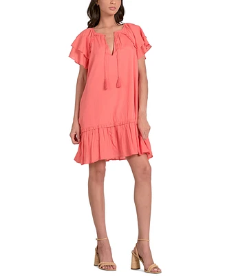 Elan Women's Ruffle-Sleeve Dress