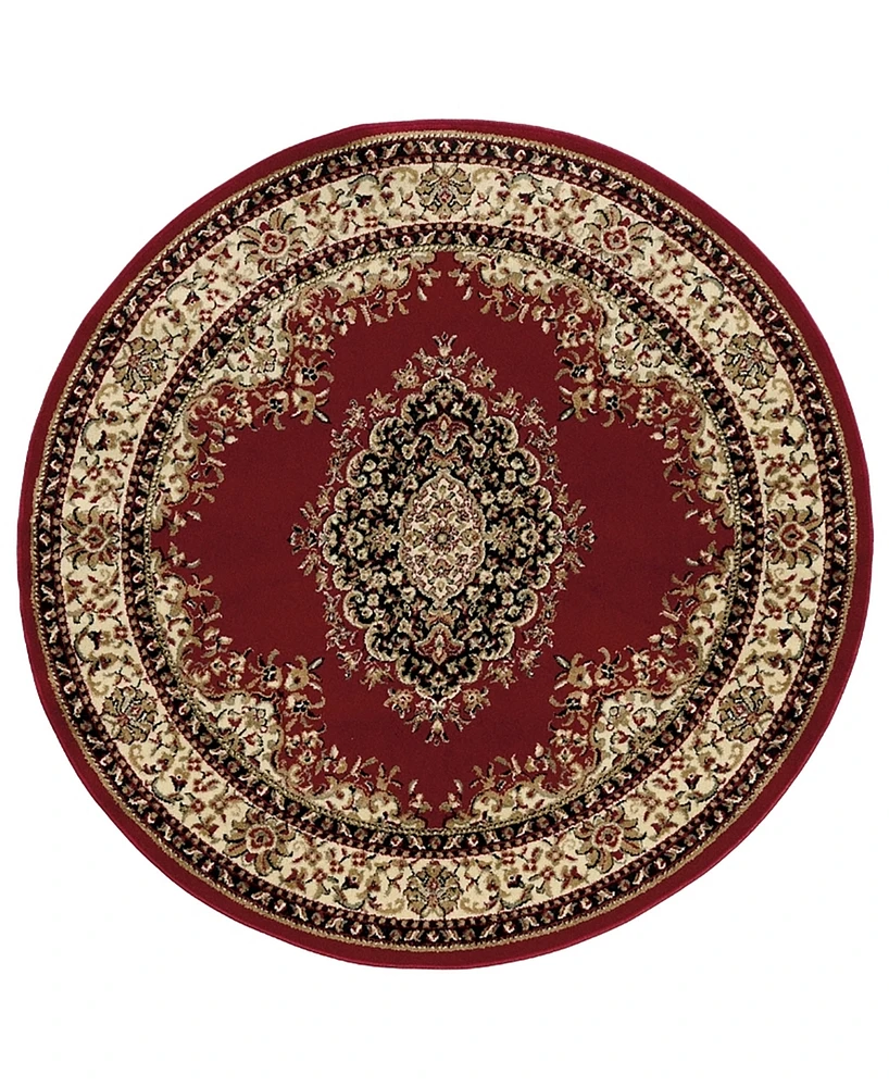 Closeout! Km Home Pesaro 5'3"x5'3" Round Area Rug