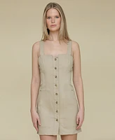 Avec Les Filles Women's Cotton Utility Dress