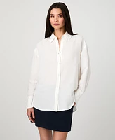 French Connection Women's Birdie Oversized Shirt