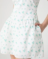 French Connection Women's Anna Fleur Ruched Minidress