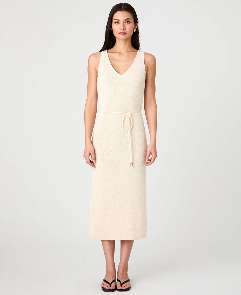 French Connection Women's Terry V-Neck Midi Dress