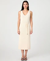 French Connection Women's Terry V-Neck Midi Dress