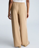Kenneth Cole Women's Tipped Wide-Leg Pleated Pants