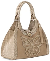 Brahmin Adrian Wind Chime Sapelo Small Leather Satchel