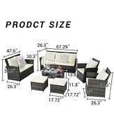 9 Seater Patio Furniture Set