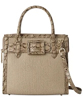 Brahmin Caroline Wind Chime Cumulus Small Leather Satchel