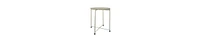 Foldable Side Table – Round Metal Tray Top & Modern Design