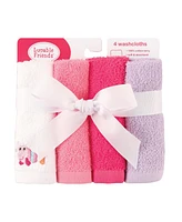 Luvable Friends Baby Boy Super Soft Cotton Washcloths, Turtle, One