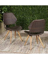 Wicker Patio Dining Chairs - Stylish & Durable Outdoor Seating