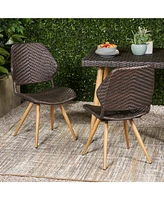 Wicker Patio Dining Chairs - Stylish & Durable Outdoor Seating