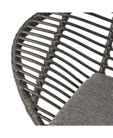 Modern Outdoor Basket Chair Set - Relax in Style
