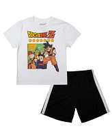 Dragon Ball Z Boys 3-Pack Set - Includes Two Tees and Mesh Shorts-xxl