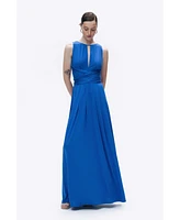 Nocturne Women's Maxi Dress with Belt Detail