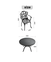 7pc Alum Patio Set w/ Cushions