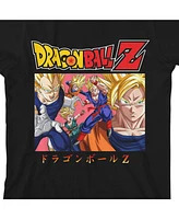 Dragon Ball Z Boys Super Saiyan Character Group Black T-shirt-xl