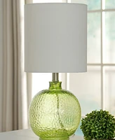 StyleCraft Home Collection 20" Modern Glass Table Lamp