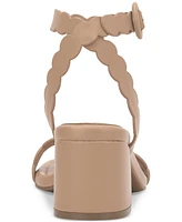 On 34th Women's Pathina Scalloped Block Heel Sandals, Exclusively at Macy's