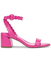 On 34th Women's Pathina Scalloped Block Heel Sandals