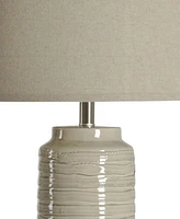 StyleCraft Home Collection 39" Anastasia Modern Ceramic Table Lamp