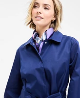 Macy's Flower Show Tie-Front A-Line Trench Coat, Exclusively at