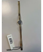 Rosefield Mini Oval Women's Gold Tone Stainless Steel Bracelet Watch 22mm