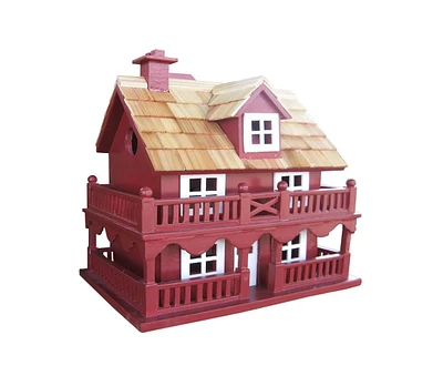 Wood Birdhouse Made from Kiln-Dried Hardwood for Durable Outdoor Use