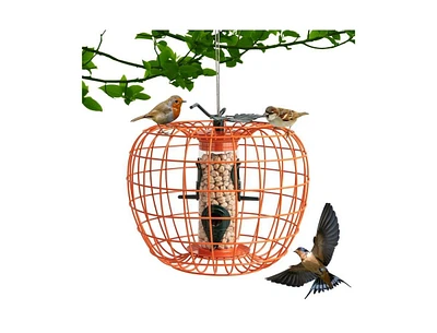 Outdoor Squirrel Resistant Metal Mesh Small Bird Feeder