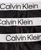 Calvin Klein Men's 3-Pk. Chromatic Brushed Micro Trunks