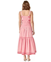 English Factory Women's Ric Rac Square-Neck Maxi Dress