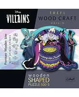 Trefl Wood Craft Puzzles Trefl Wood Craft 500 +5 Piece Wooden Puzzle - Disney's Villains