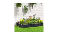 Wooden Garden Bed Perfect for Planting Vegetables, Herbs, and Flowers