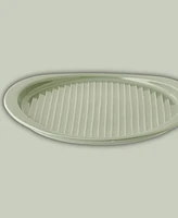 BergHOFF Balance 15.75" Stone Ribbed Pizza Tray